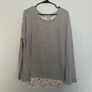 Grey Long Sleeved Shirt